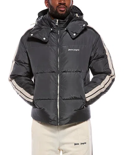 Palm Angels Down Puffer Jacket In Purple