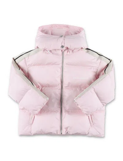Palm Angels Kids' Downjacket In Baby Pink