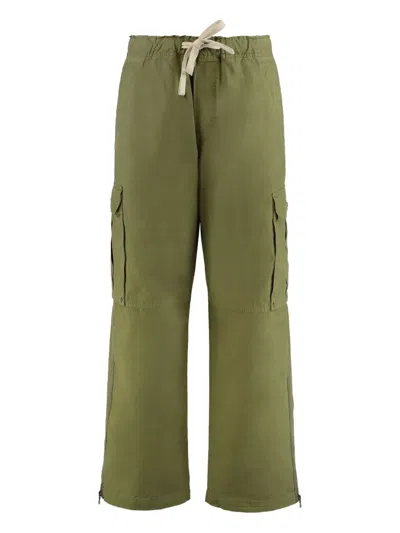 Palm Angels Olive Green Cargo Pants That Are Durable And Comfortable