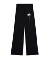 Palm Angels Drawstring Casual Pants In Black