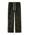 Palm Angels Palms-jacquard Track Pants In Black