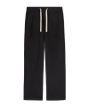 Palm Angels Black Pxp Washed Palm Chino Trousers In Black