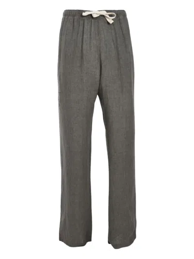 Palm Angels Drawstring-waist Trousers In Green