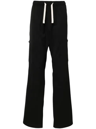 PALM ANGELS DRAWSTRING-WAIST WIDE-LEG TROUSERS