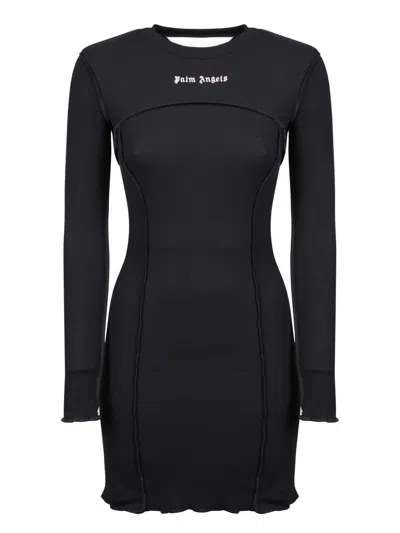Palm Angels Dresses In Black