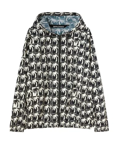 PALM ANGELS PALM ANGELS PALM PRINTED ZIPPED JACKET