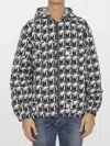 Palm Angels Dripping Palm Jacket In Black