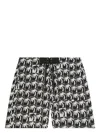 Palm Angels Logo Printed Drawstring Swim Shorts