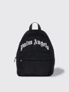Palm Angels Logo-patch Zip-up Backpack In Black
