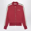 Palm Angels Red Classic Logo Track Bomber Jacket In Red