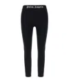 Palm Angels Classic Logo Leggings In Black