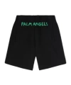 Palm Angels Elastic Waist Shorts In Black