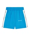 Palm Angels Classic Logo Track Shorts In Blue