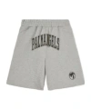 Palm Angels College Palm Shorts In Gray