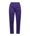 Palm Angels Logo Curved Back Track Pants In Blue