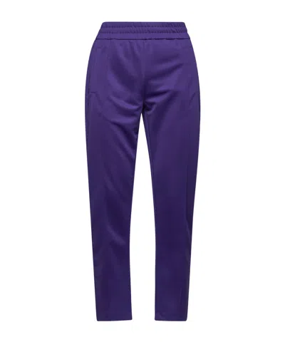 PALM ANGELS PALM ANGELS CURVED LOGO PRINTED SWEATPANTS