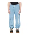 Palm Angels Elastic Waist Sweatpants In Blue