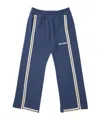 Palm Angels Elastic Waist Sweatpants In Blue