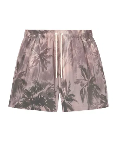 PALM ANGELS PALM ANGELS SUNSET PALMS DRAWSTRING SWIM SHORTS