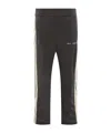 Palm Angels Logo Track Joggers Straight Leg Style In Brown
