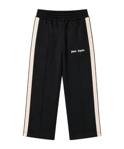 Palm Angels Kids' Elastic-waist Athletic Pants In Black