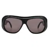 Palm Angels Elfin Dark Grey Pilot Unisex Sunglasses Peri103 1007 62 In Black