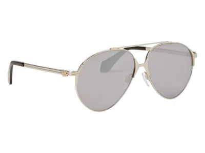 Pre-owned Palm Angels Elkton Sunglasses In Silver (peri060s24met0017272)