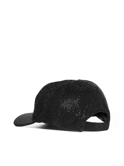 Palm Angels Embellished Cotton Baseball Cap