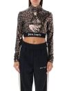 Palm Angels Embellished Polyester Top
