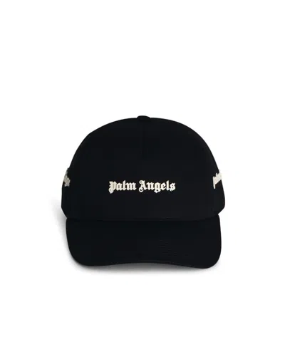 Palm Angels Бейсбольная Кепка Из Хлопка In Black