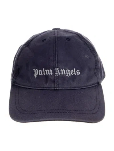 Pre-owned Palm Angels Embroidered Baseball Cap In Purple