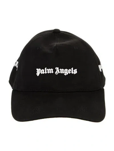 Pre-owned Palm Angels Embroidered Baseball Cap W/tags In Black