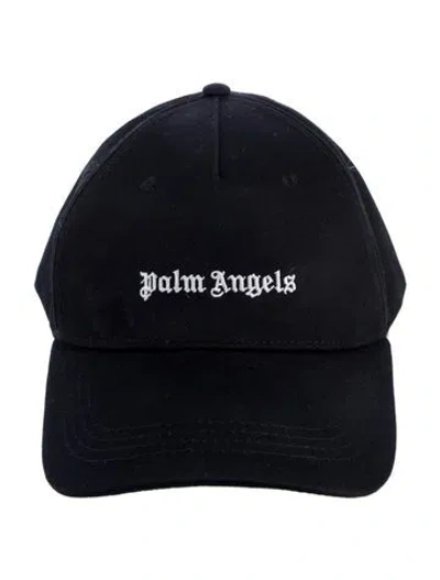 Pre-owned Palm Angels Embroidered Baseball Hat In Black