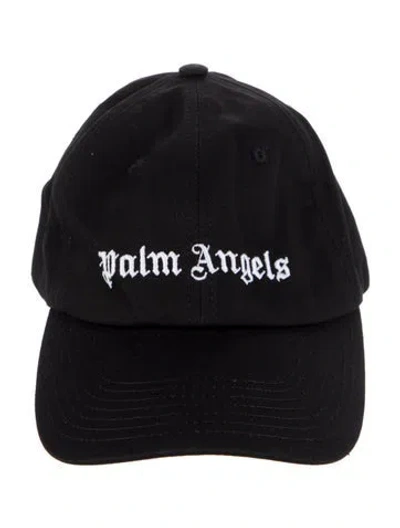 Pre-owned Palm Angels Embroidered Baseball Hat W/tags In Black