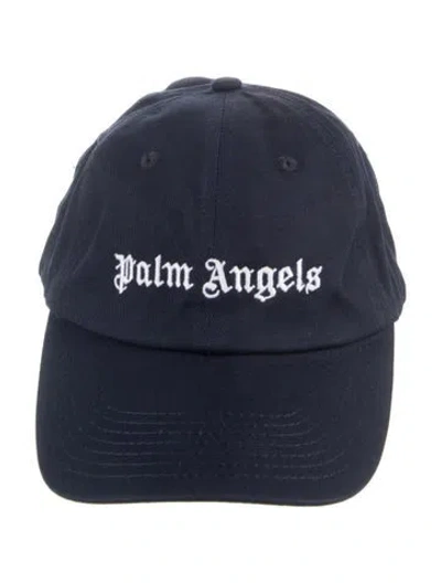 Pre-owned Palm Angels Embroidered Baseball Hat W/tags In Blue