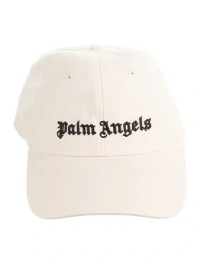 Pre-owned Palm Angels Embroidered Baseball Hat W/tags In Neutrals