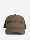 Palm Angels Logo-print Trucker Cap In Neutral