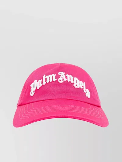 PALM ANGELS EMBROIDERED LOGO BASEBALL CAP