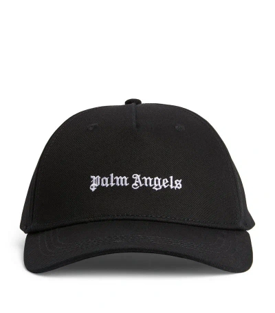 Palm Angels Embroidered-logo Baseball Cap In Black