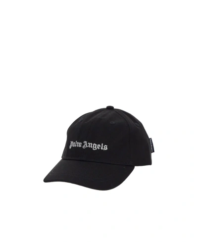 Palm Angels Embroidered-logo Baseball Cap In Black