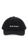 PALM ANGELS EMBROIDERED LOGO BASEBALL CAP WITH