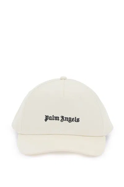 Palm Angels Embroidered Logo Baseball Cap With Women In Multicolor