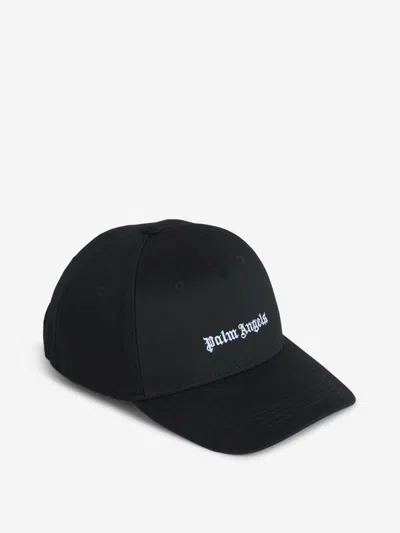 Palm Angels Embroidered Logo Cap In Black