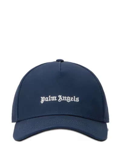 Palm Angels Embroidered-logo Cap In Metallic