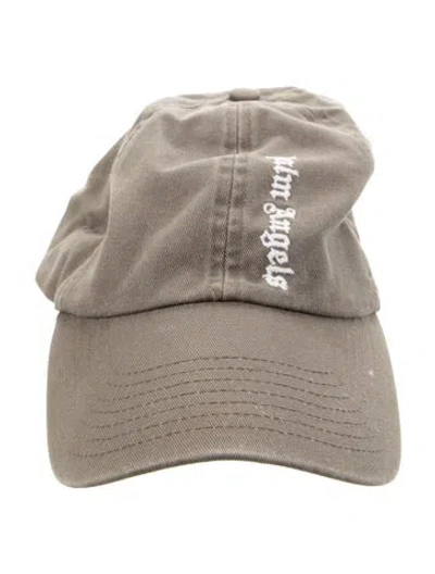 Pre-owned Palm Angels Embroidered Logo Cap In Neutral