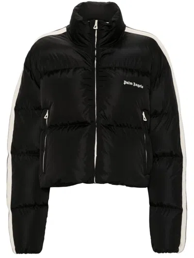 PALM ANGELS EMBROIDERED-LOGO JACKET