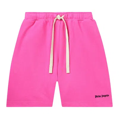 Pre-owned Palm Angels Embroidered Logo Sweatshort 'pink' | Men's Size Xs