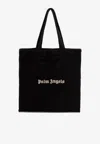 Palm Angels Rectangular Tote Bag Logo Design In Black