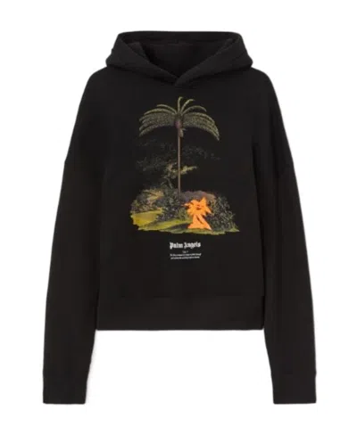 PALM ANGELS PALM ANGELS ENZO FROM THE TROPICS LONG SLEEVED HOODIE