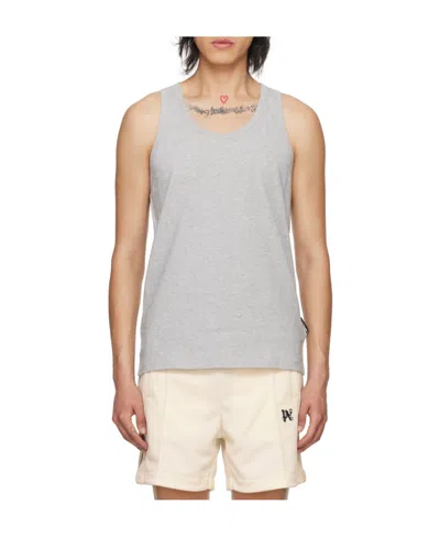 Palm Angels Essential Simple Vest In White